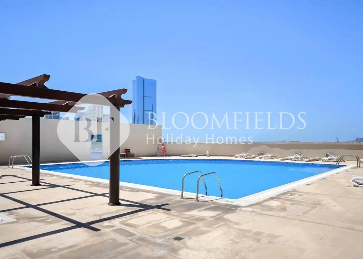 아부다비 Bloomfields 1Br The Pearl Of Julphar 아파트